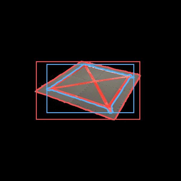 Photo 1761 with two outlines around one pad